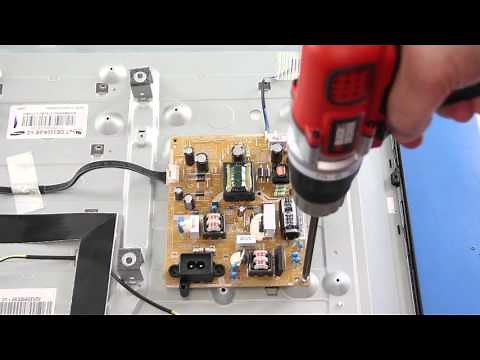Samsung TV Power Supply & Main Board Replacement Tutorial - UN32EH4003FXZAFXZA