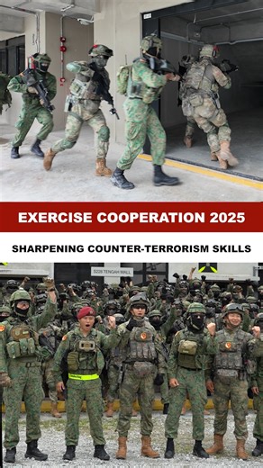 Ministry of Defence, Singapore on Instagram: "At the seventh iteration of Exercise Cooperation, @oursingaporearmy 🇸🇬 and People’s Liberation Army 🇨🇳 trained side by side to strengthen urban counter-terrorism capabilities. Always sharp. Always disciplined. Always ready."