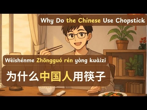 Chinese Listening | Why Do the Chinese Use Chopstick |为什么中国人用筷子 |Wèishénme Zhōngguó rén yòng kuàizi?