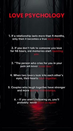 deep love psychology facts