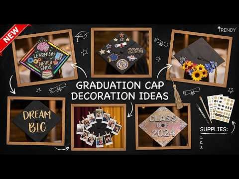 53+ Graduation Cap Decoration Ideas ✨ Personalized Quotes and Rhinestone Cap Art Designs 2026