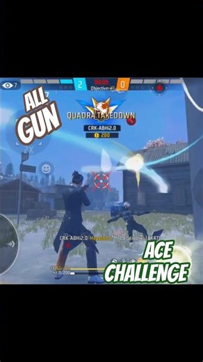 CS ALL GUN ACE CHALLENGE PT.1 🔥📈 #freefire #malayalam #superred