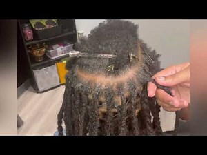Crochet Loc Extensions Installation
