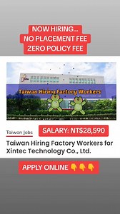 57K views · 594 reactions | Urgent Hiring Factory Workers Company:...