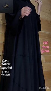 An abaya Without join and stitches . মানে জয়েন ও সেলাই ছাড়া বোরকা। সামনের ও পিছনের পার্ট দুটোই ১ পার্ট, কোন জয়েন নেই । কি অবাক হচ্ছেন ? একটা বোরকার হাতার জোড়া খুবই কমন ব্যপার অথচ এটার হাতায় কোন জয়েন নেই, আর আম্ব্রেলা কাটিং ১৪০ ইন্চ ঘেরের যেকোন বোরকার হাফ বডিতে জয়েন থাকে কিন্তু এটাতে কোন জয়েন নেই । তাছাড়া লওয়ার বডিতে থাকছে খুবি ইউনিক পিনটেক আর কারচুপির কাজ । এজন্যই এটা আমাদের বেষ্ট সেলিং ডিজাইন , Original zoom fabric Imported from Dubai . 50-60 all size available. কোন অগ্রিম পেমেন্ট নেই । প্রড