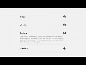 Awesome Accordion Using HTML CSS & JQuery