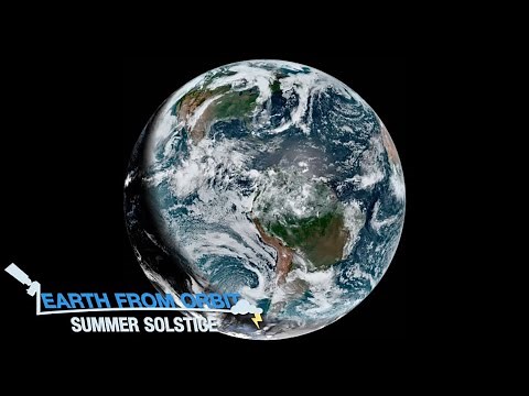 Earth from Orbit: Summer Solstice