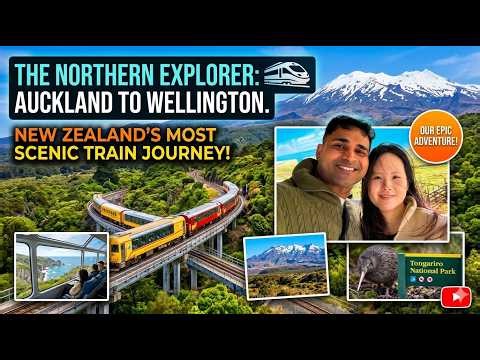The Ultimate NZ Scenic Train — Auckland to Wellington 🇳🇿🚆