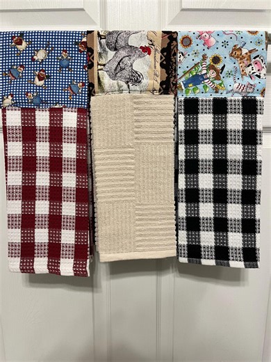 Handcrafted Kitchen Boa Towel Pick One or Pick All: Chicken, Farm, Cow, Pig Patterns - Etsy