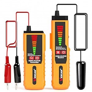 F04 Underground Wire Locator Tracer Tone Generator Kit and Probe with Earphone, Buried Wire Tester for Locating Breakage Cables & Wires Dog Fence Cables