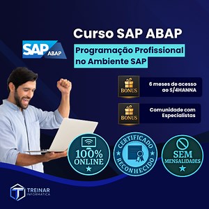 Curso SAP ABAP – Programação Profissional no Ambiente SAP - Treinar Informática | Hotmart