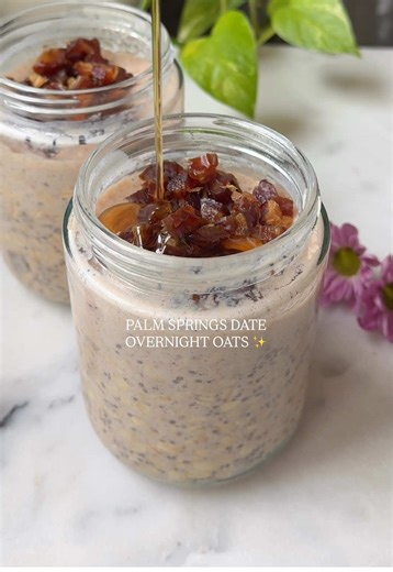 Palm Springs Date Overnight Oats Recipe
