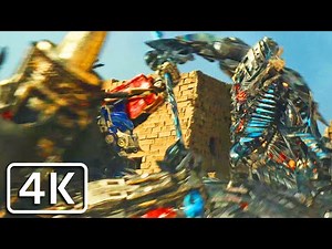 Transformers 2 - Optimus Prime vs The Fallen Epic Fight Scene [4K]