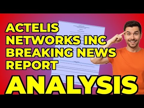 My Signal from Actelis Networks' CEO Letter Filing