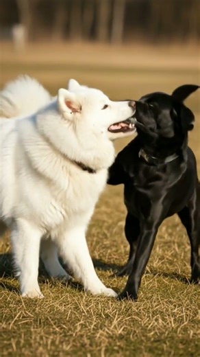 dogs fighting 😎(@aianimated-v1t)