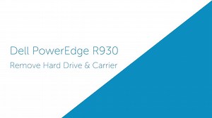 How to replace the hard drive for PowerEdge R930