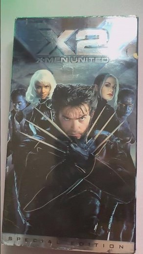 X2 X-men United 2003! Fox/Marvel #fox #xmen #marvel #vhs #2003