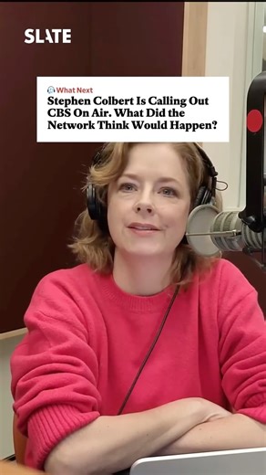 “Stephen Colbert is a world class satirist...did CBS think that he wasn’t gonna talk about it?”⁠ ⁠ This week, Colbert called out CBS for telling him “in no uncertain terms” that he couldn’t have Democratic Texas Senate candidate James Talarico on the Late Show. On the latest episode of What Next, Lizzie O’Leary was joined by Oliver Darcy, journalist and author of the Status newsletter, to discuss the moment.⁠ ⁠ From the hundreds of Washington Post staffers fired, to Anderson Cooper leaving 60 Mi