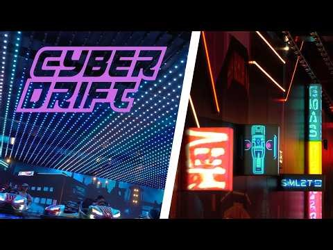 Australia's COOLEST Bumper Cars - CYBER DRIFT @ Funfields Theme Park Victoria