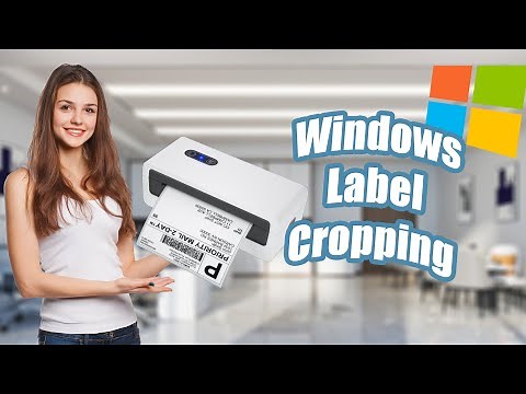 How To Crop & Print 4x6 Inches Label From A4 Page on Windows