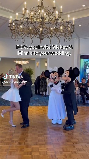 A Magical Wedding Reception with Mickey & Minnie