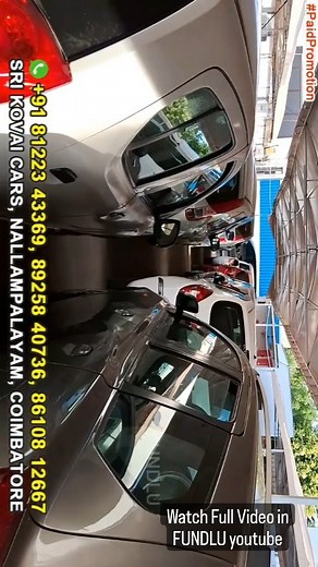 1K views | Thanks for watching Sri Kovai Cars promo by Fundlu Contact numbers in video for cars enquiry Watch Full Video in FUNDLU Youtube https://youtu.be/OpJJw2Db8tA #cars #carsvideo #carsshorts #carsreels #usedcarsmarket #usedcarsforsale #usedcarsconsultingcoimbatore #fundlu | Fundlu Business Videos Promo | Facebook