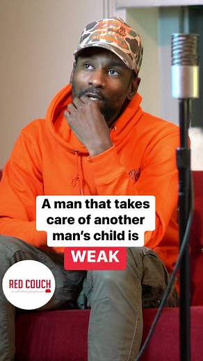 3.8M views · 31K reactions | She said a man that takes care of another man’s child is weak and there is no benefit. #parenting #parentingtips #parentinghacks #ParentingAdvice #fatherhood #motherhood #fathers #dadlife | The Red Couch | Facebook