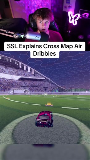 How to Cross Map Air Dribble (Coast to Coast) in Rocket League #rocketleague #rl #doublerl #tutorials