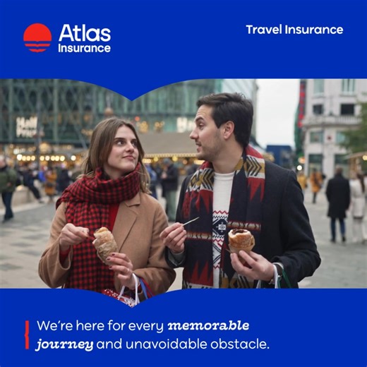 From wandering through festive markets 🎄 to exploring cosy winter destinations ❄️ and creating unforgettable holiday memories, our Travel Insurance keeps you protected wherever you go ✈️ Visit https://bit.ly/4bmrHvD to purchase your insurance for peace of mind within minutes. --- Atlas Insurance PCC Limited (C5601) is authorised under the Insurance Business Act 1998 to carry on general insurance business and is regulated by the Malta Financial Services Authority. For more info: bit.ly/atlas_leg