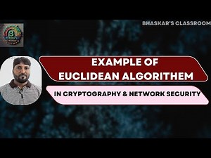 Example of Euclidean Algorithem #education #cryptography #Number Theory