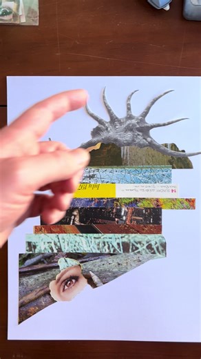 Flight to Guam 🌴 1974 #handmadecollage #denverart