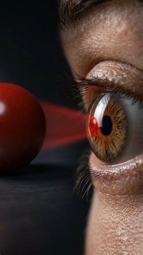 What Happens Inside Your Eye When You See Red? 👁️🔴#humaneyes #science