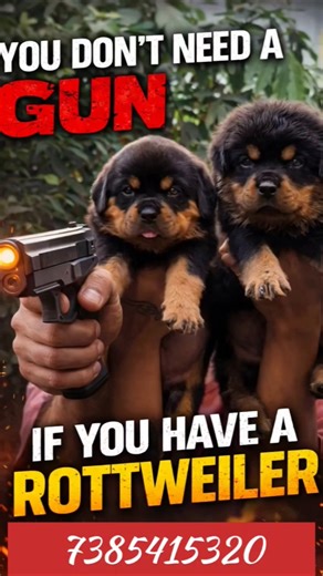 🔥don't need gun if u have 🐶#rottweiler #puppies ❤️available for sale #pune #mumbai #maharashtra