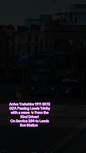 Arriva Yorkshire 1911 SK15 GZA Passing Leeds Trinity with a wave 👋 From the Kind Driver! On Service 254 to Leeds Bus Station #ArrivaYorkshire #adle400 #alexanderdennisenviro
