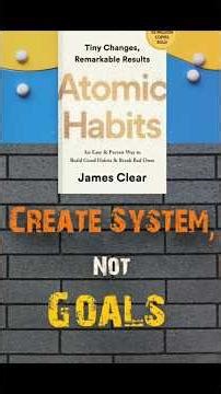 Create System, Not Goals