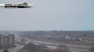This was the view from Ames at 5 PM today. The snow was moderate to heavy at times with gusty wind reducing visibility. | Ed Wilson
