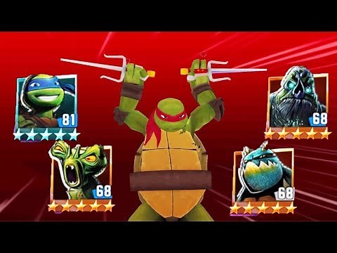 TMNT Legends PVP 922 - LEONARDO | RALPH | CREEP | SNAKEWEED | SLASH