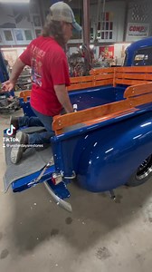 On the last details of Mark’s fully built 1949 GMC pickup. Hiedts full frame, coil over suspension, LS drivetrain, electric steering and electric brakes, vintage air, custom leather interior, custom wood panels, Kicker sound system, custom intake, beautiful blue paint, power windows, push button start and so much more. | Yesterday's