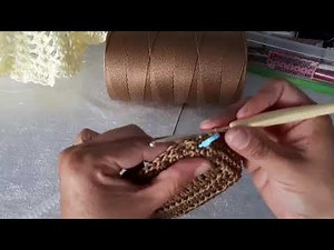 Bolsa tejida a crochet muy facil