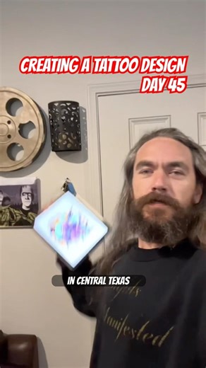 Creating A Tattoo Design Every Day - Day 45 #tattooartist #tattooed #tattoodesign #tattooideas