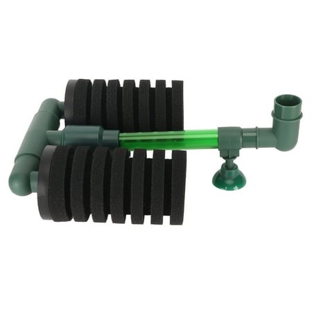 Dual Bio Sponge Filter, Silent Cyclic Filtration Aquarium Sponge Filter Professional With 2 Suction Cups For Fish  QS 100A - Walmart.ca