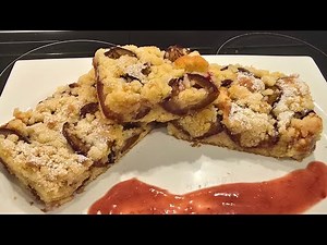 Rekordzeit Zwetschgenkuchen aus, Rührteig, vom Blech