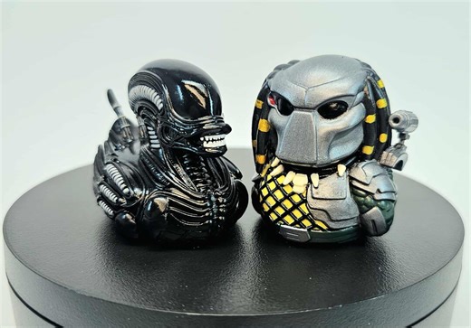 Sci-fi Inspired Alien Ducks - Combo - Resin 3D Printed Sci-fi, Miniature - Just Geeky Jeep Ducks - Etsy