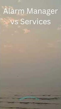 Alarm Manager vs Services