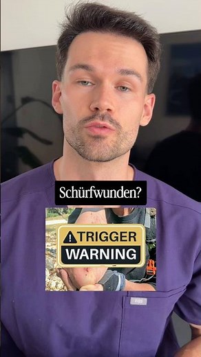 🚫 Kein normales Pflaster auf offene Wunden ➡️ Hydrokolloidpflaster 🩹👍🏼