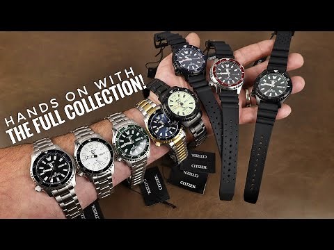 The New Citizen Promaster Automatic Divers - Hands On With the Full Collection!