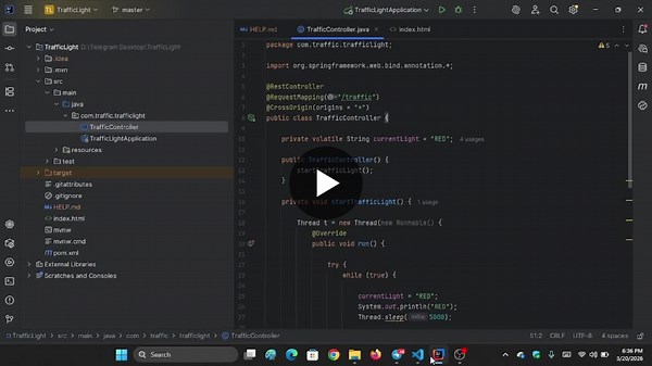 Java Traffic Light Simulation with Multithreading | Abhinav Tiwari posted on the topic | LinkedIn