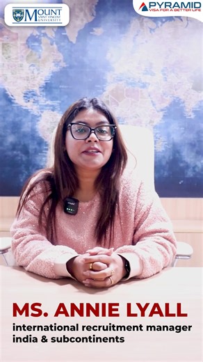 Meet Annie Lyall, International Recruitment Manager (India & Subcontinents) at Mount Saint Vincent University, a reputed public university in Halifax, Nova Scotia. From Arts & Science programs to in-demand fields like Aging & Family Studies, Healthcare pathways, and BBA in Tourism & Hospitality, MSVU offers strong academic options for both undergraduate and postgraduate students. ✨ Admissions open for May 2026 intake ✨ Great options for 12th pass students ✨ Popular programs include Master of Edu