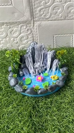 DIY Waterfall Making with Hot Glue/Home Decor