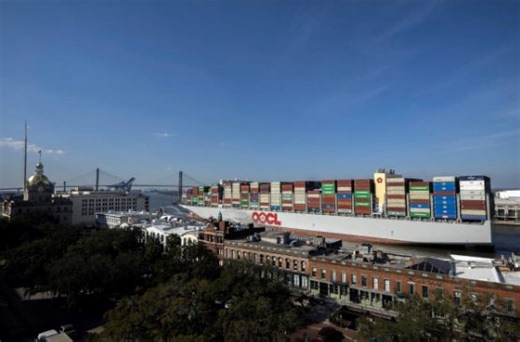 OOCL Iris becomes largest vessel to serve Savannah